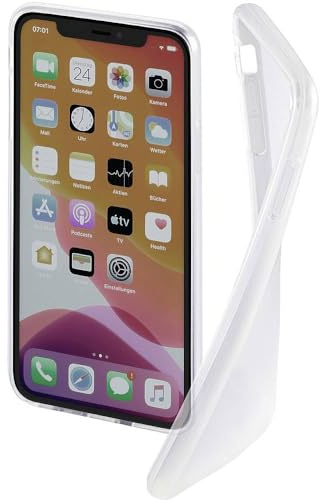 Hama Handyhülle für Apple iPhone 12 Pro Max „Crystal Clear“ (durchsichtige iPhone 12 Pro Max Hülle aus TPU, Flexible Schutzhülle, Handyschutz mit Anti-Rutsch-Oberfläche) transparent