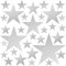 PREMYO 32 Sterne Wandsticker Kinderzimmer Mädchen Jungen - Wandtattoo - Wandaufkleber Selbstklebend Silber