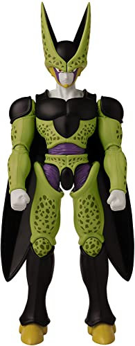 Dragon Ball Super Bandai Figurina gigante Limit Breaker - Cell forma perfetta - Licenza ufficiale Dragon Ball - Grande Figurina Cell 30 cm - Giocattolo per bambini 4 anni e + - 36747