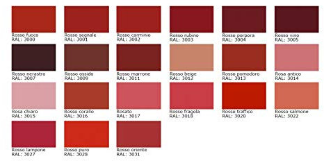 ZAMBOTTO VERNICI Smalto Acrilico satinato RAL catalizzato al 10% + Catalizzatore al 10% Per LEGNO INTERNI (10+1L, RAL 3000 ROSSO)