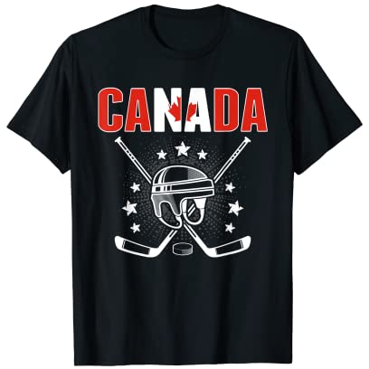 Kanada Eishockey-Liebhaber Trikot – kanadische Hockey-Team-Fans T-Shirt