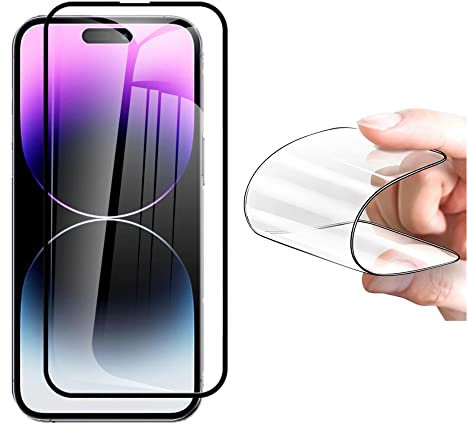 CUFEREDU 3pcs Cerámicas blandas a prueba de terremotos 9D para iPhone 13 / iPhone 13 Pro 6.1 Protectores de pantalla transparentes de alta sensibilidad y alta definición vidrio templado