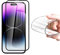 CUFEREDU 3pcs Cerámicas blandas a prueba de terremotos 9D para iPhone 13 / iPhone 13 Pro 6.1 Protectores de pantalla transparentes de alta sensibilidad y alta definición vidrio templado