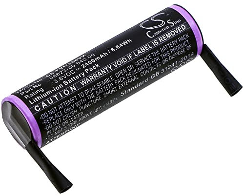 JIAJIESHI Battery 2400 mAh / 8.64 Wh, replacement battery suitable for Flymo 9668616-01, Freestyler 08829-00.640.00