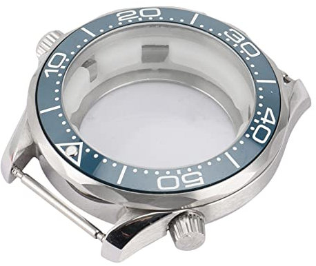 TsoLay 43,5 Mm Blaues 316L Rostfreier GehäUse für ETA 2836 Pearl 2813 Schweiz ETA2824-1/2824-2 Seagull 2824