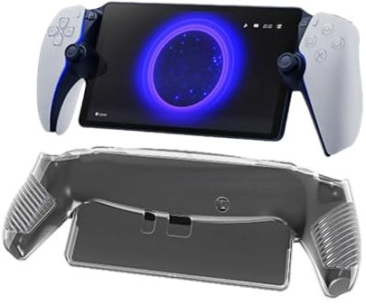 Protective Sleeve Case for Sony Playstation Portal Handheld Game Console, TPU Cover Case Protective Sleeve Drop-Proof Case Skin Shell Protector (Transparent)