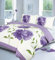 Axcent Comfort Rosaleen Floral Super King Size Duvet Cover Flowers Soft Poly Cotton Lilac Duvet Set with Pillow Cases, Modern Bedding Duvet Quilt Cover Sets