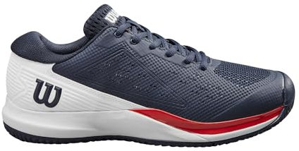 Wilson Rush Pro Ace Tennis Shoe, Men's, Size 10, Navy Blazer/White/Infrared