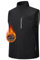AjezMax Gilet in Pile da Uomo Invernale Termico Giacca Senza Maniche Gilet da Trekking Attività All’aperto Campeggio Gilet da Pesca Lavoro