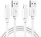SIMANTI iPhone Ladekabel 2x 1m, iPad ladekabel Lightning Kabel, USB A auf Lightning, MFi-Zertifiziert, Passend für iPhone ladekabel iphone 13 - USB iPhone kabel