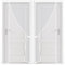 Magnetisches Moskitonetz für Fenster80x240cm, atmungsaktive magnetische Vorhang-Moskitonetze für Fenster mit magnetisch-automatischem Schließen Weiß