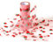 Erdbeer-Tüll-Rollen, hübsches Erdbeer-Tüllband, dekoratives Erdbeer-Tüllstoff für Bastelarbeiten, Babyparty, Geburtstag, Party, Dekoration, 1,8 x 9,1 m (Dunkelrosa)