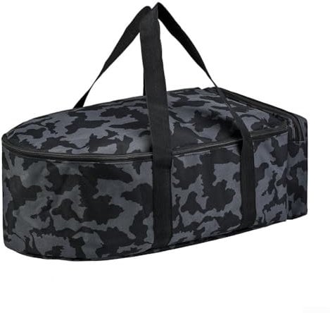 CWOQOCW Fishing Finder Boat Storage Bag Large Capacity Oxford Tackle Case for Boat, Bait Boat Carry Bag Tackle Bag(Pattern Black)