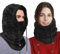 Geyoga Balaclava Winter Sturmhaube Skimaske Motorradmaske Fahrrad Verstellbar Winddicht Gesichtshaube Outdoor(Schwarz)