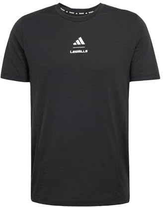 Adidas Herren T-Shirt Les Mills Graphic, Schwarz, S