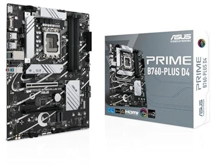 Placa Base ATX 1700, Soporte DDR4, chipset B760, múltiples Puertos USB, Ideal para montajes de PC de Alto Rendimiento y Gaming.