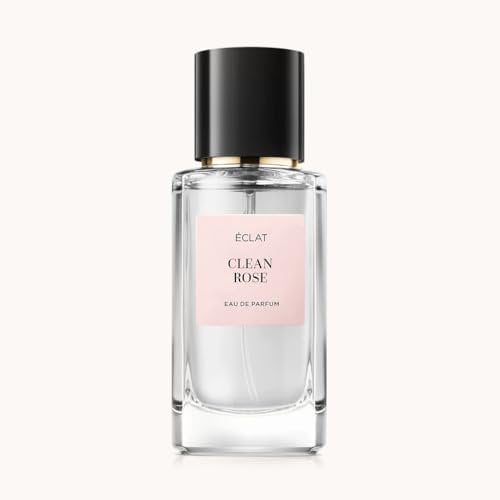 ÉCLAT Clean Rose - Eau de parfum 55 ml - Parfum floral féminin avec rose, litchi et magnolia - Frais, doux et élégant