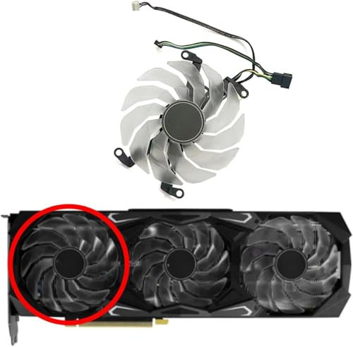 89MM 4PIN RTX3090 GPU Cooler RTX Ti 3090 SG Graphics Card Replacement Fan (L Fan)