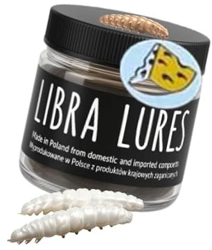 Libra Lures Larva 35 Gummiköder Käse schwimmend