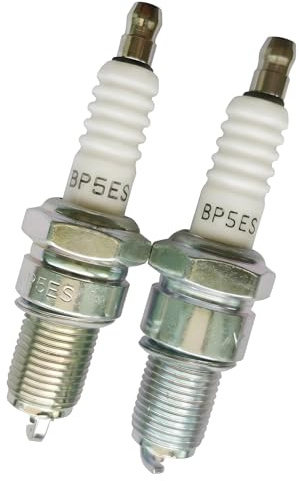 GVSS 2 Pièces Bougie d'Allumage BP5ES,Compatible avec Moteurs Honda GX160/GX120/GXV120/GXV160 5HP 196cc,pour NGK 7734 BPR5ESTorch F5RTC,pour Petits Moteurs,Tondeuses et Équipements de Jardinage