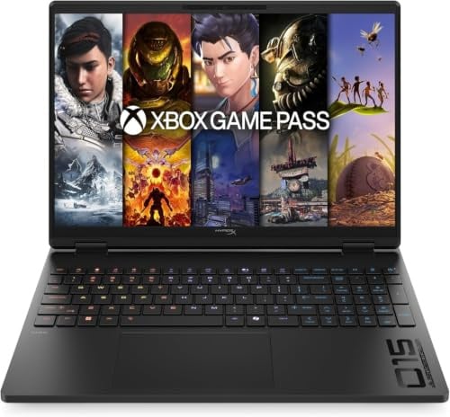 HP HyperX OMEN, Gaming Laptop, 15,3, NVIDIA RTX 5070 8GB | Notebook Gaming, OLED 120 Hz 3K, Intel Core Ultra 9 275HX, 32 GB RAM, 1 TB SSD, Windows 11, 15-ga0006slx, Nero, QWERTY