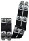 Harrys-Collection Herren Hosenträger mit 4 Clips Zunftmotiv!, Farben:Tischler