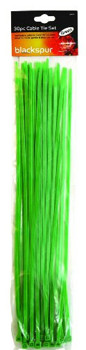 Blackspur BB-CH105 Cable Tie Set - Green