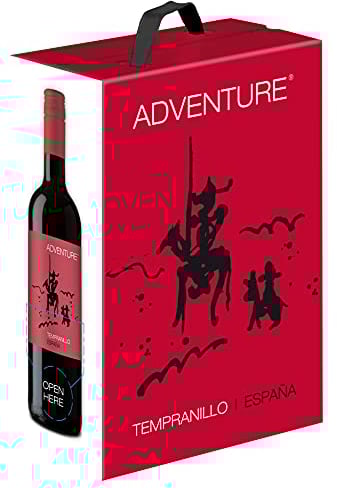 Adventure Tempranillo Vino Tinto de Espana trocken Bag-in-Box (1 x 3 l) | 3 l (1er Pack)