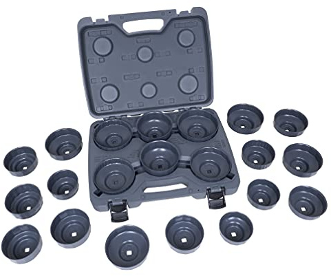 Lisle 61460 H.D. End Cap Wrench Set, 21 pc.