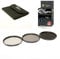 Ex-Pro 72mm ND 3 Piece Filter Kit with Case, ND2, ND4, ND8