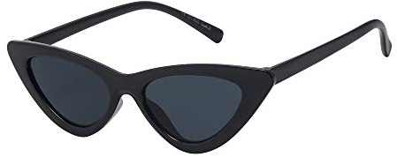 Kids Sunglasses Girls Boys Children Classic Cat Eye Style Shades UV 400 Protection (Black)