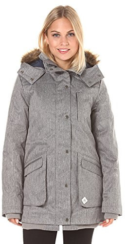 Vans W Cadet MTE Parka with Removable Fur Trim Hood 31 HPS Large Gris