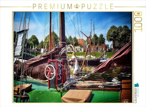 CALVENDO Puzzle Der alte Hafen Carolinensiel | 1000 Teile Lege-Größe 64 x 48 cm Foto-Puzzle für glückliche Stunden
