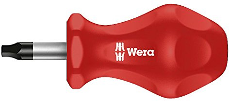 Wera 368 Schraubendreher für Innen-Vierkantschrauben, # 02 x 25 mm, 05117689001