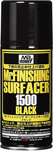 GSI Creos Mr. Finishing Surfacer 1500 Black 170 ml Spray