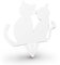 Alubox Porte-Spirale Anti-moustiques pour Planter, Chats, Blanc, 0,05 x 12 x 13 cm