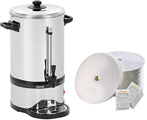Bartscher Rundfilter Kaffeemaschine Pro II 100T + 250 Rundfilter + Entkalker