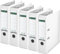 5er Verteilspack Leitz 10105001 Plastik Qualitäts-Ordner 180° (mit Schlitzen, A4, breit) (5)