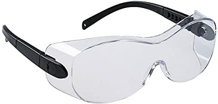 Portwest Portwest Over-Spectacle, Color: Clear Black, Size:, PS30CLR
