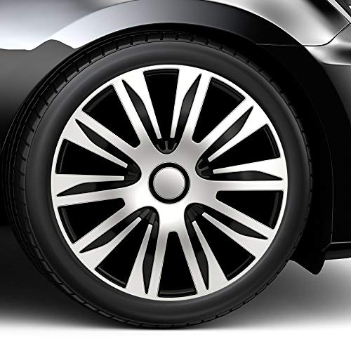 All4you Radkapen Nardo Pro Schwarz Silber 13 14 15 16 Zoll (16 Zoll)