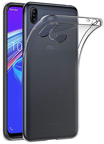 AICEK Compatible con ASUS Zenfone Max (M2) ZB633KL Cover, Trasparente Silicone Custodia Protettiva Molle di TPU Bumper Case Sottile