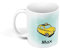 Sunnywall Personalisierte Kinder-Tasse aus Kunststoff mit Namen Riesige Auswahl an Motiven bruchsicher (Taxi 18)