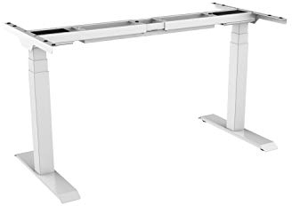 celexon elektrisch höhenverstellbarer Schreibtisch weiß Pro eAdjust - stufenlos, ergonomisch, passend zu allen gängigen Tischplatten - ideal für Homeoffice und Büro - mit Touchpanel und Memoryfunktion
