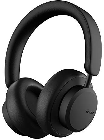 Urbanista Miami Wireless Auriculares Bluetooth, 50h Reproducción, Auriculares Inalámbricos con Cancelación de Ruido Activa, Detección en el Oído, Estuche de Transporte, Medianoche Negro