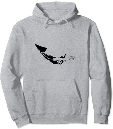 Monoflosse Schwimmen Pullover Hoodie