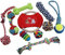 Dog Toys Puppy Chew Rope Toys Set Natural Braided Cotton Rope Toys for Dogs Pets Interactive Dog Toys with Frisbee Ball Duck Slipper Knots,Teeth Cleaning for Dog