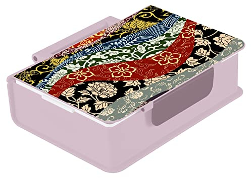 ODAWA Bento-Box im traditionellen Stil mit stapelbaren Bento-Lunch-Behältern für Kinder und Erwachsene