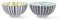 Bidasoa ZIGZAG - Set 2 Boles Porcelana Surtidos 15X15X7,3Cm