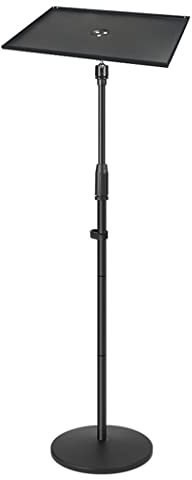 JJTOOLS Projector Stand Tripod Projector Stand Camera Photography Stand with Weighted Disc Base Computer Notebook Tray Rack Perfect for Office, Home, Stage Or Studio Use Projector Wall Mount