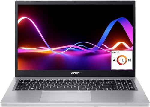 Acer Aspire 3 A315-24 15.6-inch Laptop - (Athlon Silver 7120U, 8 GB RAM, 128 GB SSD, 1920 x 1080 Display, Windows 11, Silver) (Renewed)